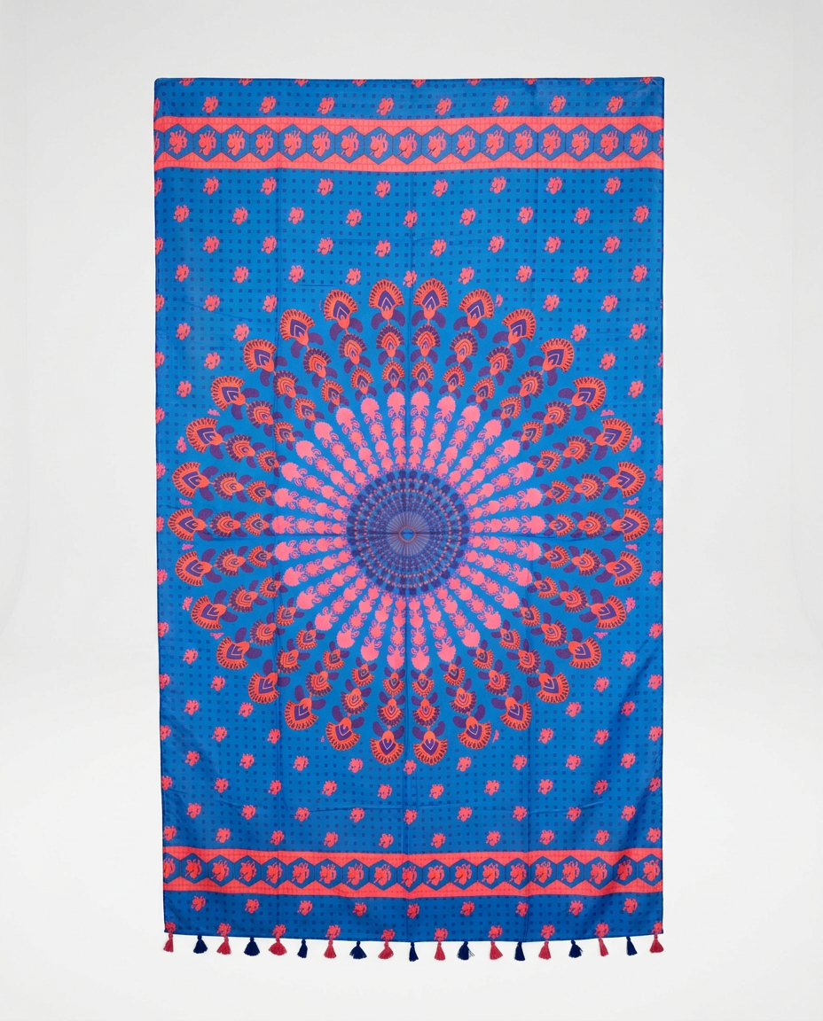 Noor Azure Tribal Sarong