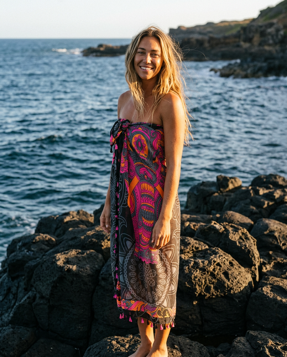 Noor Midnight Mandala Sarong