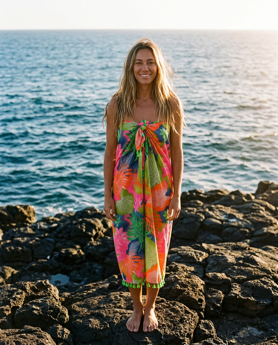 Noor Neon Jungle Sarong