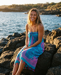 Noor Teal Baroque Sarong