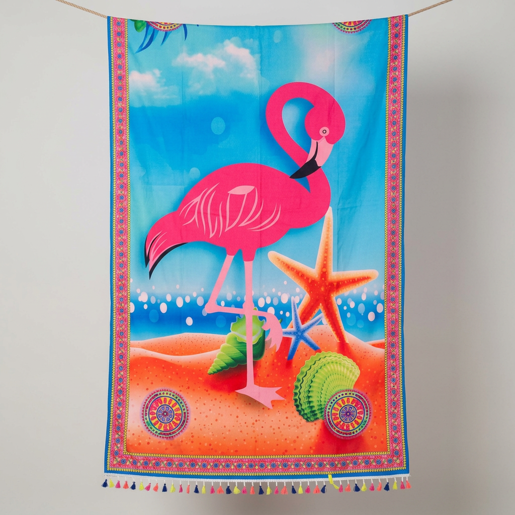 Flamingo Beach Sarong