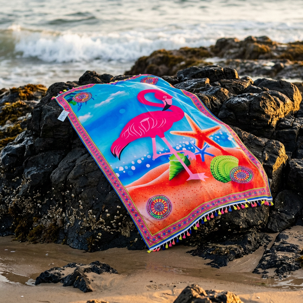 Flamingo Beach Sarong