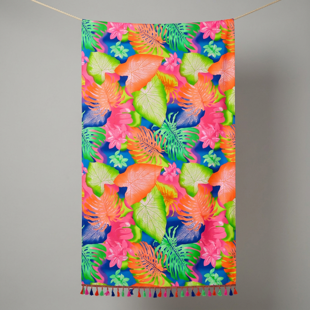 Neon Jungle Beach Pareo