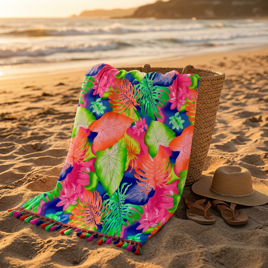 Neon Jungle Beach Pareo