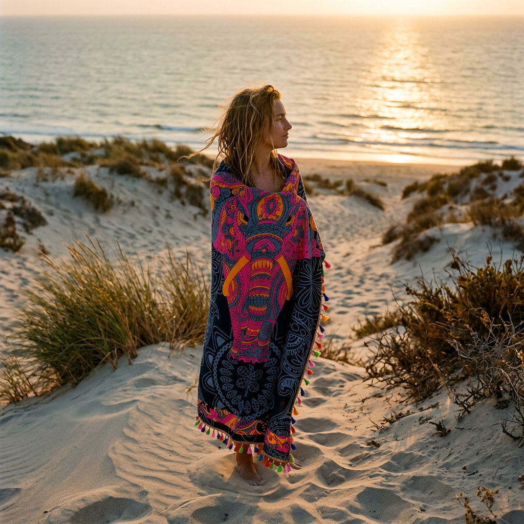 Sacred Elephant Beach Sarong