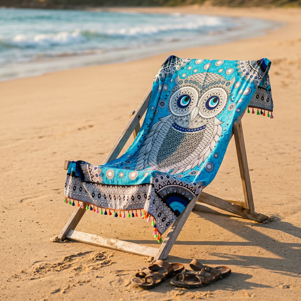 Sacred Owl Beach Sarong